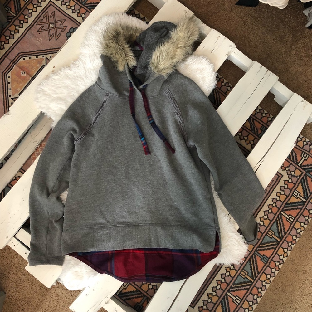 Hoodie with FUR